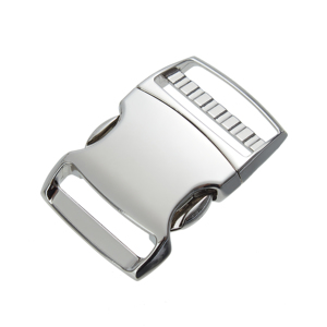 CLIPON AK501-114-NKL Boucle en métal, brevet US/UE, haute résistance, adapté aux produits d'extérieur, collier/laisse/harnais pour animaux de compagnie - Product Image 1