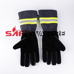 Gants de pompier Safeway <span class=keywords><strong>Fire</strong></span> <span class=keywords><strong>Force</strong></span> EN659 ISO, nouveaux gants de sécurité structurels pour la lutte contre l'incendie, aramide 4 couches - Product Image 6