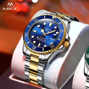Reloj Automático Mecánico para Hombre, de Lujo, con Caja de Acero Inoxidable, Superluminoso, 10 ATM, Bisel de Buceo, Fabricado en China - Product Image 1