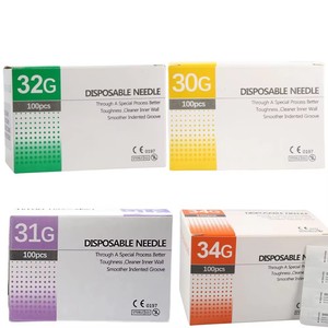 <span class=keywords><strong>Prix</strong></span> d'usine 100 pièces/boîte 18G 23G 25G 27G 29G 30G 31G 32G 34G Aiguilles ultra-fines pour les yeux, outils pour les paupières, aiguilles sans douleur - Product Image 3