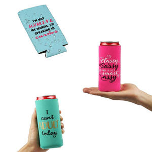 Protège-canettes isothermes en néoprène écologiques de 16 oz pour canettes fines – Idéal pour la bière - Product Image 5