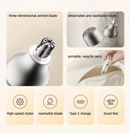 Mini 2 en 1 rasoir électrique humide et sec Double tête Usb nez tondeuse Mini rasoir électrique Portable pour hommes