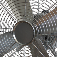 12 pouces 4 lames ventilateur de table électrique métal Vintage rétro à faible bruit Style sol Antique 3 vitesses petit ventilateur de bureau