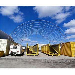 <b>Hot</b>-selling Good Selling Mobile <b>Tent</b> Warehouse Metal Hoop Barn Building Pvc 0.55Kn Wind Snow Loading <b>Hot</b> Dip Truss - Product Image 2