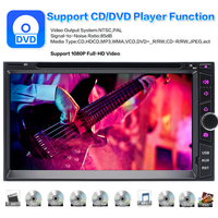 Autoradio double DIN 7 pouces avec CarPlay sans fil, Android Auto, GPS, lecteur CD pour MP5, commande au volant 5.0, garantie 1 an