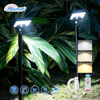 Lámpara Solar Solarup IP65 con Sensor de Movimiento, LED, para Exteriores, Instalación sin Herramientas, Portátil, Altura Ajustable, Desmontable