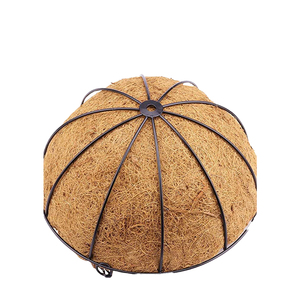 Jardinières suspendues extérieures de <span class=keywords><strong>support</strong></span> de fleur de panier de plante avec des revêtements de fibre de coco - Product Image 1
