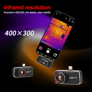 UNI-T UTI380M UTI380MS กล้องถ่ายภาพความร้อนโทรศัพท์มือถือ 400*300 พิกเซล เครื่องถ่ายภาพความร้อน IOS Android โฟกัสแบบแมนนวล ทดสอบความผิดปกติของวงจร PCB L49 - Product Image 4