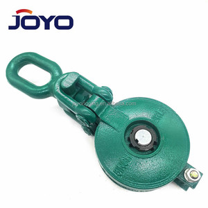 Nhiệm vụ nặng nề gian lận đơn sheave xoay mắt loại biển snatch hướng dẫn ròng rọc khối, ISO9001 - Product Image 1