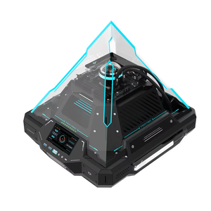 Boîtier <span class=keywords><strong>PC</strong></span> Mecha Space NPC, nouveau design en forme de <span class=keywords><strong>pyramide</strong></span> Micro ATX/ITX, refroidisseur liquide 360 mm, boîtiers et tours d'ordinateurs de jeu - Product Image 6
