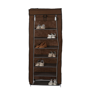 6-Tier Detachable Fabric Shoe <strong>Rack</strong> 36-Pair Folding Boot <strong>Show</strong> Cupboard Cabinet Dustproof Cover Home Organizer Storage Living Room - Product Image 3