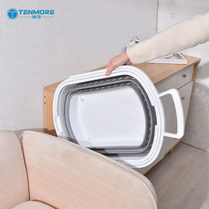 Panier à linge pliable avec roulettes et trous respirants, panier de rangement pliable pour vêtements, jouets et organisateur de salle de bain - Product Image 3