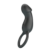 Pretty Love USB carga silicona parejas vibrador largo tiempo retraso pene anillo consolador forma exclusiva para masturbadores masculinos