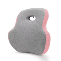 Coussin de soutien lombaire ergonomique réglable en mousse à mémoire de forme pour chaise de bureau et siège de voiture, respirant