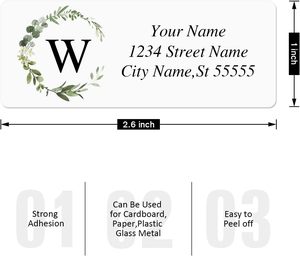 Hot Seal Return Étiquettes d'<span class=keywords><strong>adresse</strong></span> personnalisées Étiquettes postales Décoration pour enveloppes Autocollants de nom Rectangle auto-adhésifs - Product Image 3