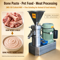 Machine multifonction pour beurre de cacahuète, broyeur colloïdal, tahini de sésame, pâte d'arachide, pâte de tomate, 10-15 kg/h, SS304/316, OEM