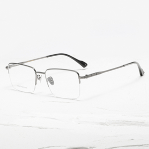 Shenzhen factory new feather titanium ultra-light <b>eyeglass</b> <b>frames</b> Business-grade titanium <b>eyeglass</b> - Product Image 2