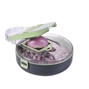<b>Vegetable</b> <b>Chopper</b> Slicer Pro Mandoline Veggie Slicer Multi All in 1 Food <b>Chopper</b> with Container Onion Dicer Cutter Egg Separator - Product Image 1