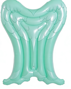 แผ่นรองน้ำเป่าลมรูปปีกนางฟ้าสำหรับผู้ใหญ่ ใช้ในสระว่ายน้ำ ที่นอนลม และที่พักผ่อนลอยน้ำ - Product Image 1