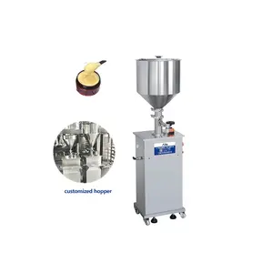 Good Quality Semi Automatic Cream Lotion Filler Machine Small Business Manual Cosmetic Skin Toner Filling Machinery Equipment