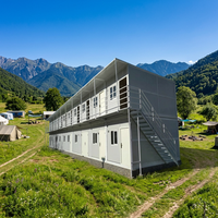 Vente directe usine – Maison conteneur préfabriquée pliable de type X, 20 pieds, design ferme, panneaux sandwich en acier