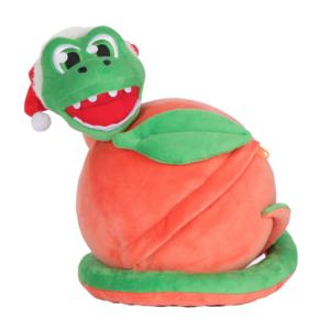 Sacchetto <span class=keywords><strong>di</strong></span> caramelle morbide a forma <span class=keywords><strong>di</strong></span> serpente con design natalizio personalizzato OEM/ODM, sacchetti <span class=keywords><strong>di</strong></span> caramelle a forma <span class=keywords><strong>di</strong></span> serpente arancione, peluche a forma <span class=keywords><strong>di</strong></span> serpente da cartone animato - Product Image 1