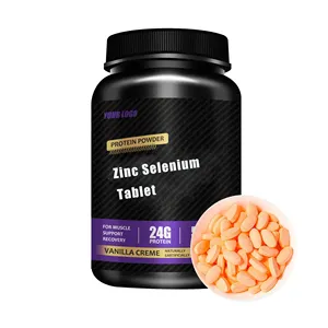 Suplemen makanan OEM Vitamin C 1000mg Zinc Selenium tablet kunyah