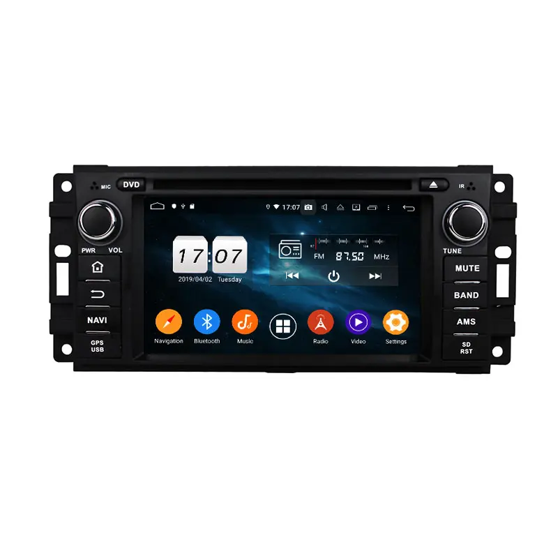 KD-6235 PX5 Android 10 6,2 "Radio de coche pantalla para patriota/libertad/Wran? gler/brújula Comandante/Grand Cherokee Dodge 2008-2011