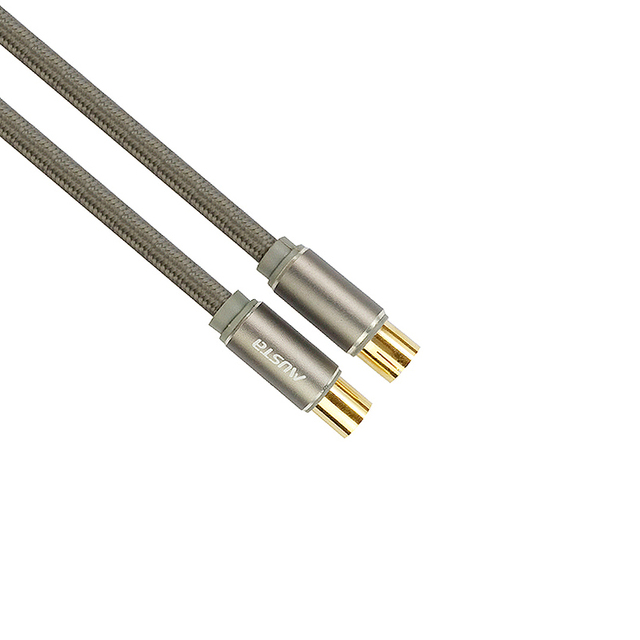 Hot Selling 9.5mm Coaxial Cable Male Plug Female Socket RG59/RG6 Connector Gold/Nickel Plated Metallic Case CE/FCC Cable