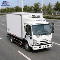 Camion frigorifique d'occasion ISUZU KV100 économique, norme Euro 6, pneus 7.00R16, fourgonnette pour chaîne du froid