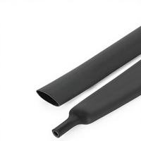 Tube thermorétractable double paroi en polyoléfine BAKAI, étanche, flexible, avec colle adhésive, protection de câbles, rapport 3:1