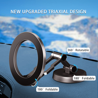 Support magnétique pour téléphone portable, rotation à 360 degrés, support universel flexible, utilisation à domicile, sur le bureau, en alliage de zinc pour iPhone