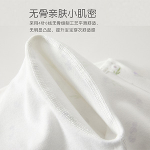 Ropa de Bebé Recién Nacido, Mono de Algodón Puro Unisex para Primavera y Otoño, Tejido con Etiqueta, Sin Costuras - Product Image 3