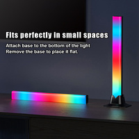 Uygulama Uzaktan Kumandalı Işık Çubuğu Akıllı WiFi Ev Sineması TV Ortam RGBIC Monitör Lambası Ses Aktif Dinamik Senkronizasyon Ritmi Atmosfer