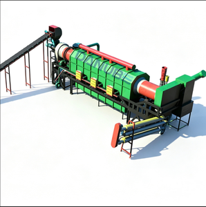 Four de carbonisation rotatif à haute efficacité et à économie d'énergie pour les déchets de bois - Product Image 1