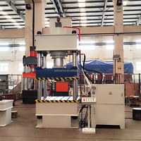 Presse hydraulique à quatre colonnes et trois poutres de 315 tonnes, machine de moulage de briques réfractaires en matériaux composites