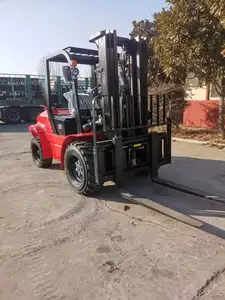 CE, EPA, Euro 5, ISO disetujui 3 Ton 3.5 Ton 4 Ton 5 Ton 6 Ton off Road luar ruangan 4X4 4WD 4 roda penggerak semua Forklift medan kasar