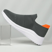 Sepatu Lari Kasual Sporty 2026, Sepatu Lari Trendy Fashion Couple Berbahan Mesh Warna Solid, Bernapas