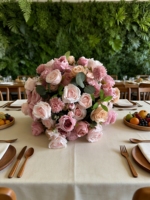 Centros de Mesa con Bola de Flores para Bodas, Personalizables, Rojos, de Seda Artificial, Estilo Romántico, Duraderos, de Alta Calidad, Profesionales, de 40-80 cm