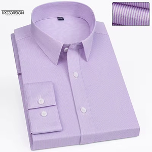 <span class=keywords><strong>Camicia</strong></span> Estiva da Uomo di Alta Qualità, Casual, con Colletto, Tinta Unita, Stile Oxford, Tasca sul Petto Sinistro, Maniche Lunghe, Vestibilità Regolare, Traspirante - Product Image 1