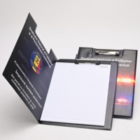 Porte-documents en PVC personnalisé avec logo, scellé à la chaleur, planche à documents durable pour le bureau, la formation, les conférences, la promotion