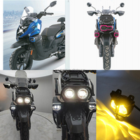 Nouveau style de panneaux de protection gauche et droit pour moto Tank 200 CC 150 CC avec feux antibrouillard