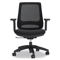 Chaise de bureau exécutive moderne en maille GS-CTA2 avec accoudoirs 2D réglables, base robuste en nylon, pivotant à 360° - Idéale pour les conférences, la formation et l'usage domestique