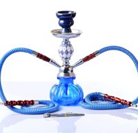 Vente en gros de narguilés arabes à double tuyau, accessoires pour fumer, ensemble de narguilés, chicha