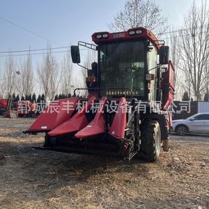 Goldking Corn Harvester Three <b>Row</b> Stem And Cob Collector Large Dual Harvesting <b>Machine</b> For Corn Field - Product Image 2