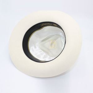 Chapeau Fedora Unisexe en Feutre de Laine Fait Main avec Large Bande et Ruban, Style Extérieur pour Adultes, Chapeau Fedora à Large Bord pour Hommes et Femmes - Product Image 5