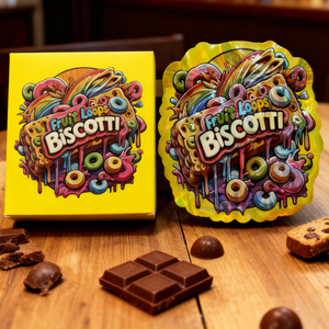 Nhà máy tùy chỉnh in kỹ thuật số đứng lên túi chống mùi ba chiều 3.5 Mylar bao bì túi Mylar với Hộp bao bì Mylar - Product Image 2