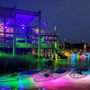 Système d'éclairage LED transparent pour kayak, idéal pour les aventures en plein air - Product Image 2
