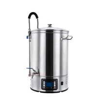Peralatan Pembuat Bir, 40 Liter Otomatis Semua Dalam Satu Pembuat Bir Peralatan/Mesin Bir/Ketel Homebrew
