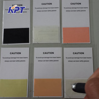 Cartes de détection infrarouge IR 700-1500 nm, cartes de visualisation laser, capteurs IR, cartes de détection nir avec lignes de marquage imprimées